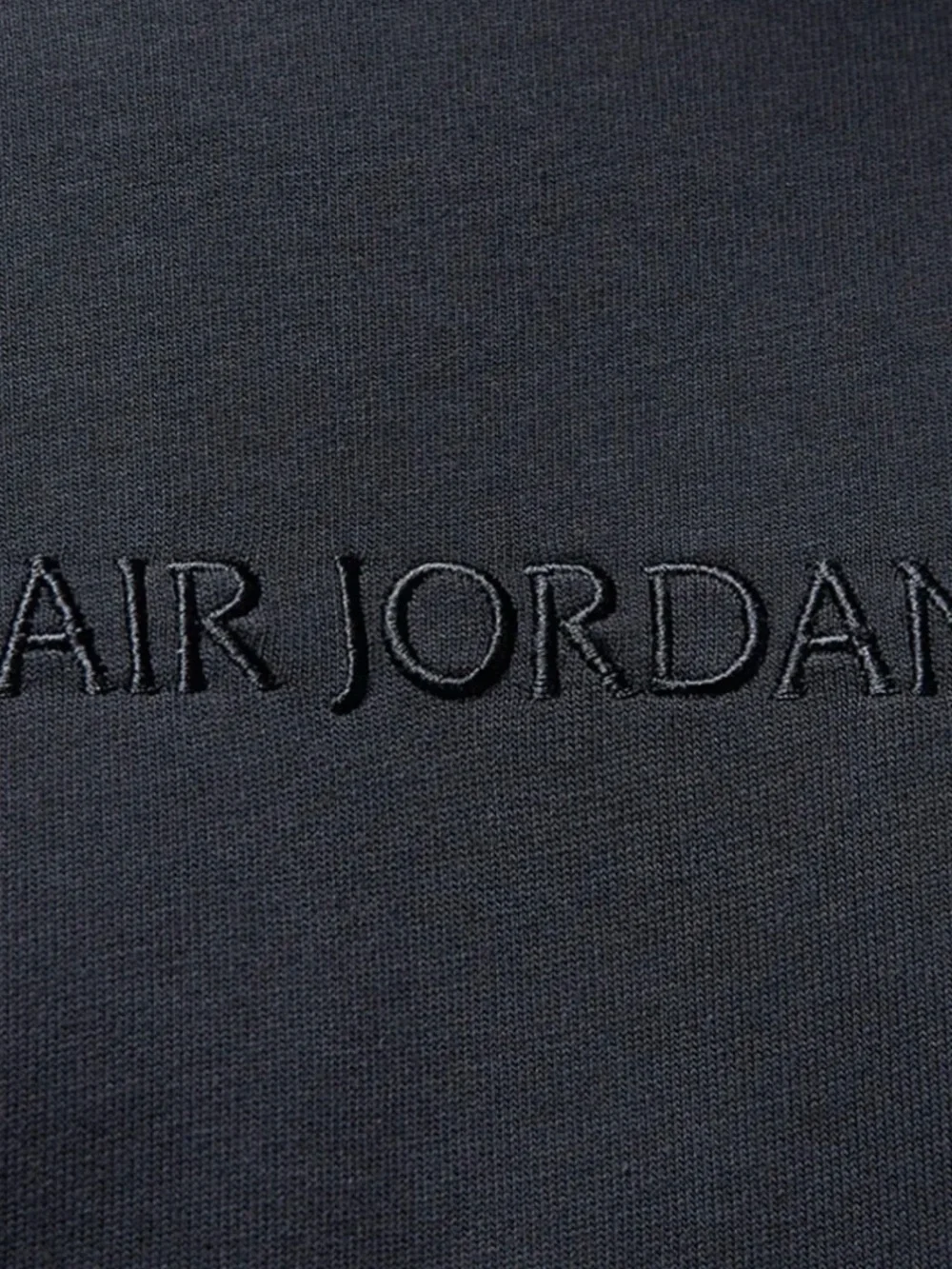 Jordan Men's Black Wordmark Logo Crewneck T-Shirt